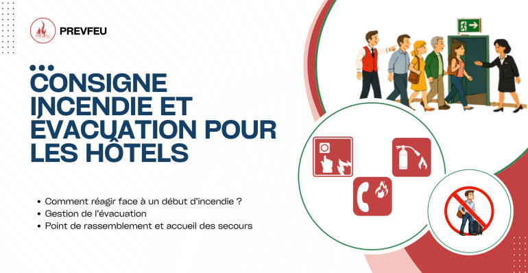 Consigne incendie et evacuation pour les hotels